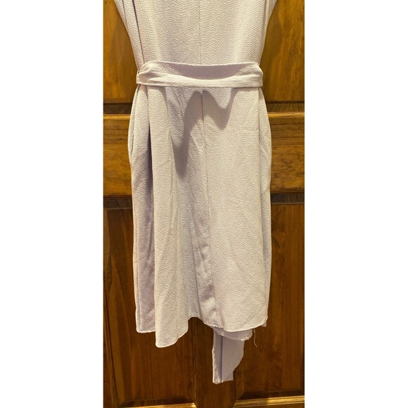 A New Day Dress Plus Size XXL 2X Lavender Purple Sleeveless Shift Belted MIDI - Picture 7 of 12